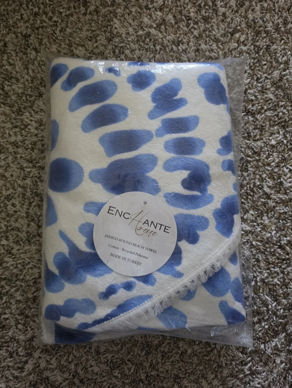 Enchante Home Round Beach Towel 60